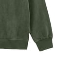 thumbnail image 6 of Zivyakyron Button Polo T Shirts for Men Casual Collared Long Sleeve Fall Loose Shirt Washed Vintage Solid Green XL, 6 of 6