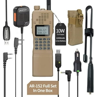  BAOFENG 10W BF-H6 10W Ham Radio Upgraded UV-5R High Power Radio  Handheld Two Way Radios Dual Band Long Range Walkie Talkies Rechargeable  with 18.8inch Tactical Antenna Programming Cable Speaker Mic 