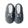 thumbnail image 3 of Baikeli Womens Cute Slipper Socks with Grippers Fuzzy Fluffy House Floor Shoes Warm Soft Non Slip Birthday Gifts for Christmas Gray M, 3 of 10