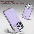 thumbnail image 4 of Funda de teléfono de cuero con tarjetero y correa para la muñeca con cordón cruzado para iPhone 16 15 14 11 Pro Max XS XR 7 8 Plus 13 12 Mini, 4 of 5