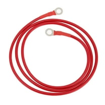 1 Pcs Battery Inverter Cable 10 AWG Gauge 4.5FT 5/16" Lug Battery Cable Universal for Car Vehicle Boat RV Solar Tinned Copper Red