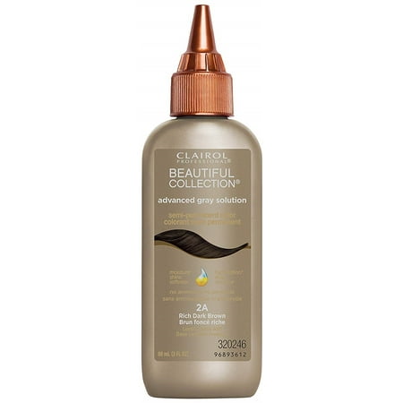 Clairol Professional Beautiful Collection Semi-Permanent Color Rich Dark Brown [2A} 3 oz (Pack of 2) Clairol Professional Beautiful Collection Semi-Permanent Color Rich Dark Brown [2A} 3 oz (Pack of 2)