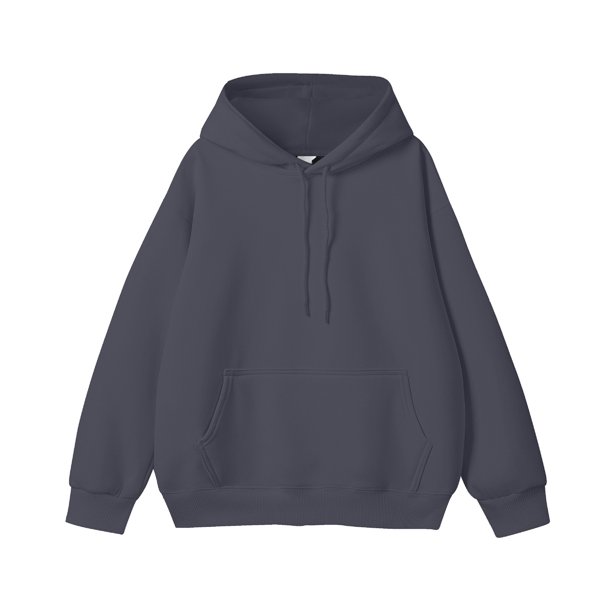 pstuiky mangas largas para hombre, Blusa informal con capucha y manga larga para hombre, color liso, con bolsillo Tops casuales para hombres m