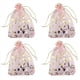 thumbnail image 2 of 400 Piezas 9X12cm Corazón Impreso Bolsas de Organza Rosadas Bolsas de Joyería Bolsas de Organza con Cordón Favores de Boda Bolsas de Regalo de Dulces, 2 of 6