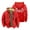 Red, variant on The Kid LAROI Merch Before I Forget Zipper Jacket Long Sleeve Winter Parka Women Men Casual Fashion Coat