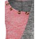 thumbnail image 4 of Camiseta de Botón de Talla Grande de Color Bloque Rosegal  Camisetas tallas grandes, 4 of 5