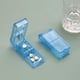 thumbnail image 4 of Cortador y divisor de pastillas con dispensador, corta pastillas, vitaminas, tabletas, hoja de acero inoxidable, tamaño de viaje 1 unidad, 4 of 5