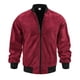 thumbnail image 1 of Tamaño Más Chaqueta Ligera para Hombres Color Sólido Cremallera Casual Abrigo Cálido Primavera Invierno, 1 of 9