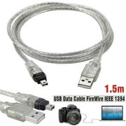 For Mini Dv Minidv Usb Data Cable Firewire Ieee 1394 Hdv Camcorder To Edit Pc