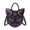 purple, variant on Cat Print Harajuku Style Round Shoulder Crossbody Handheld Bag PU European Fashion Unique Women Bag Cute Funny Bag in Black for Daily Outfits