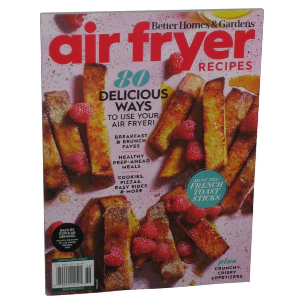 Better Homes & Gardens Air Fryer Recipes 2023 Magazine Book (French