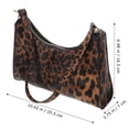 thumbnail image 6 of Sensethe Leopard Clutch Bag PU Shoulder Envelope Evening Handbag Small Crossbody Bag, 6 of 6