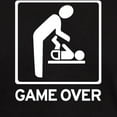 thumbnail image 3 of CafePress - New Daddy Game Over Diaper Duty Dark T Shirt - Men's Classic Graphic Cotton T-Shirt, 3 of 4