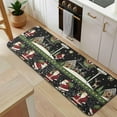 thumbnail image 5 of Black Christmas Santa Pattern Kitchen Rug Mat,Kitchen Runner Rugs Non Skid Washable,Decorative Kitchen Floor Mats for Kitchen,Sink,Laundry,17"x47.2", 5 of 7