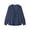 Navy, variant on Women's Ruffled Tie Front Long Sleeve Blouse Elegant Casual Deep V Neck Tops Cozy Soft Plain Sirt