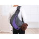 thumbnail image 3 of Bolso bandolera para mascotas, bolso pequeño para gatos para viajar, sin necesidad de empacar con anticipación, cabestrillo para el pecho, bolsa de malla transpirable (pequeño, morado) Rojo Verde, 3 of 4