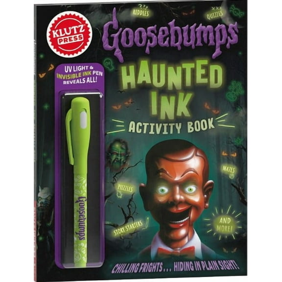 Goosebumps Haunted Ink Activity Book (Hardcover)