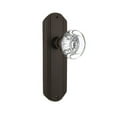 thumbnail image 6 of Nostalgic Warehouse Decrcc_Prv_234_Nk Round Clear Crystal Privacy Door Knob Set - Nickel, 6 of 6
