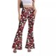 thumbnail image 2 of Pantalones acampanados micro con estampado vintage ajustados a la cadera de primavera y verano de Europa y Estados Unidos, 2 of 6