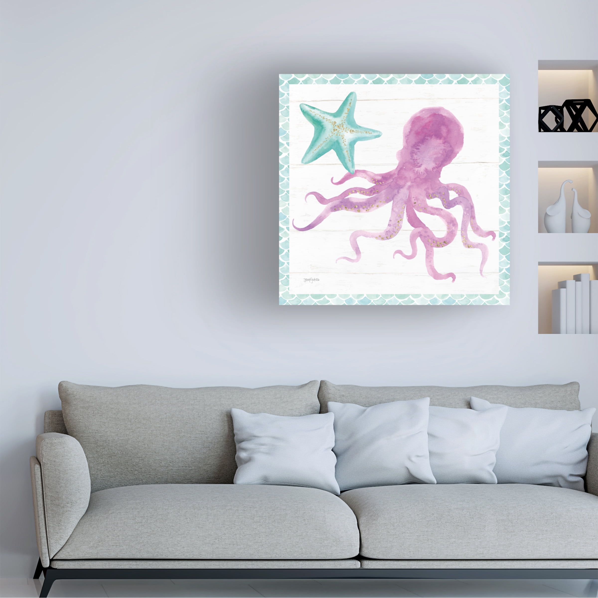 Jenaya Jackson 'Mermaid Friends V' Canvas Art