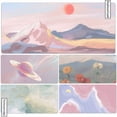 thumbnail image 2 of Large Mouse Pad DIY Protective Convenient Flexible Mat Waterproof Lock Edge Lovely Desk Protect Cushion Office Laptop Keyboard Accessories Type5, 2 of 6
