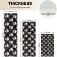 thumbnail image 4 of Black Red Skull Burst Pattern Kitchen Rugs Sets Of 3,Kitchen Runner Rugs Non Skid Washable,Decorative Kitchen Floor Mats for Kitchen,Sink,Laundry,17"x30"+ 17"x47" + 17"x59", 4 of 6