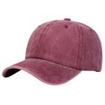 thumbnail image 1 of Gorra Ajustable Unisex Color Sólido Baseball ., 1 of 9