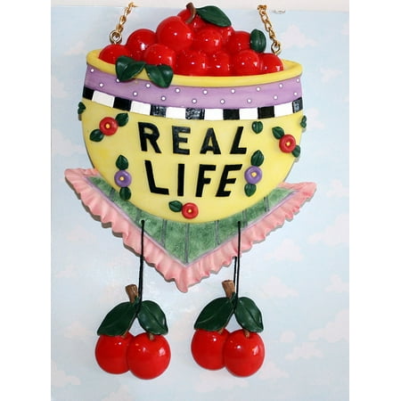 1998 Real Life Hanging Message Plaque 973858 By Mary