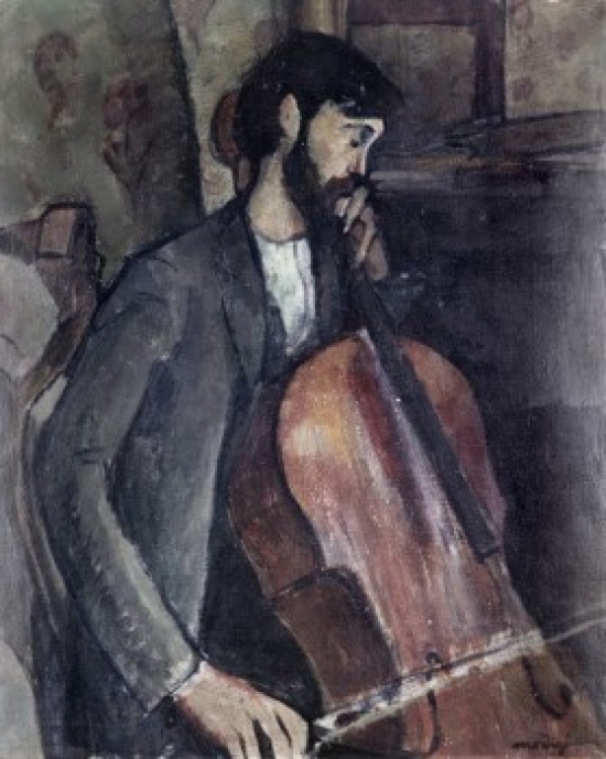 The Cello Player 1909 Amedeo Modigliani (18841920 Italian