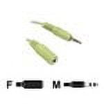 UPC: 0757120274100 | C2G 25ft 3.5mm M/F Stereo Audio Extension Cable (PC-99 Color-Coded) – audio cable – 25 ft