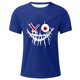 thumbnail image 4 of Camisetas de Cuello de la Tripulación de los Hombres de Poliéster Impreso en Seco Rápido, Cuello Redondo de Corte 3D para Gimnasio, Carrera, Ciclismo Y Ocasional, 4 of 4