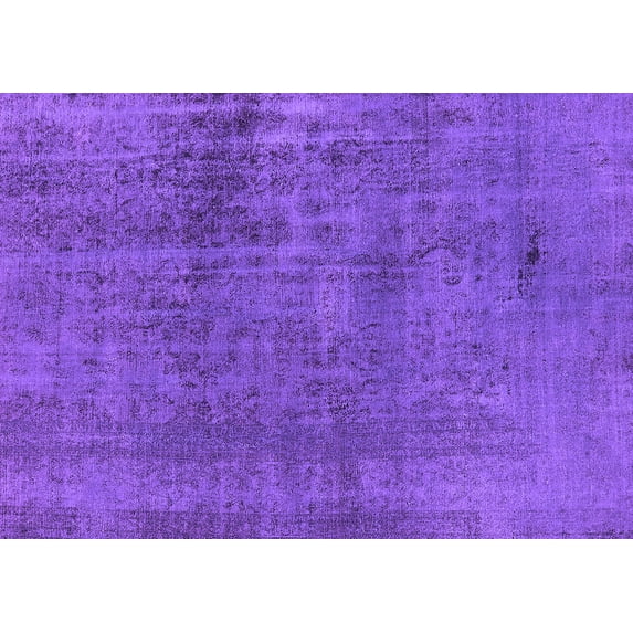 Ahgly Company Indoor Rectangle Oriental Purple Industrial Area Rugs, 3' x 5'