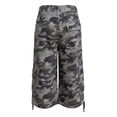 thumbnail image 4 of Women Y2K Cargo Jean Shorts Camo Cargo Shorts Y2k Baggy Long Jorts Low Rise Baggy Denim Shorts for Women (Green L), 4 of 5