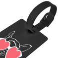 thumbnail image 3 of Sikiie Animal Bulldog French Luggage Tags Privacy Cover ID Label Suitcase Tags Identifiers For School Bags,Suitcases, 3 of 7