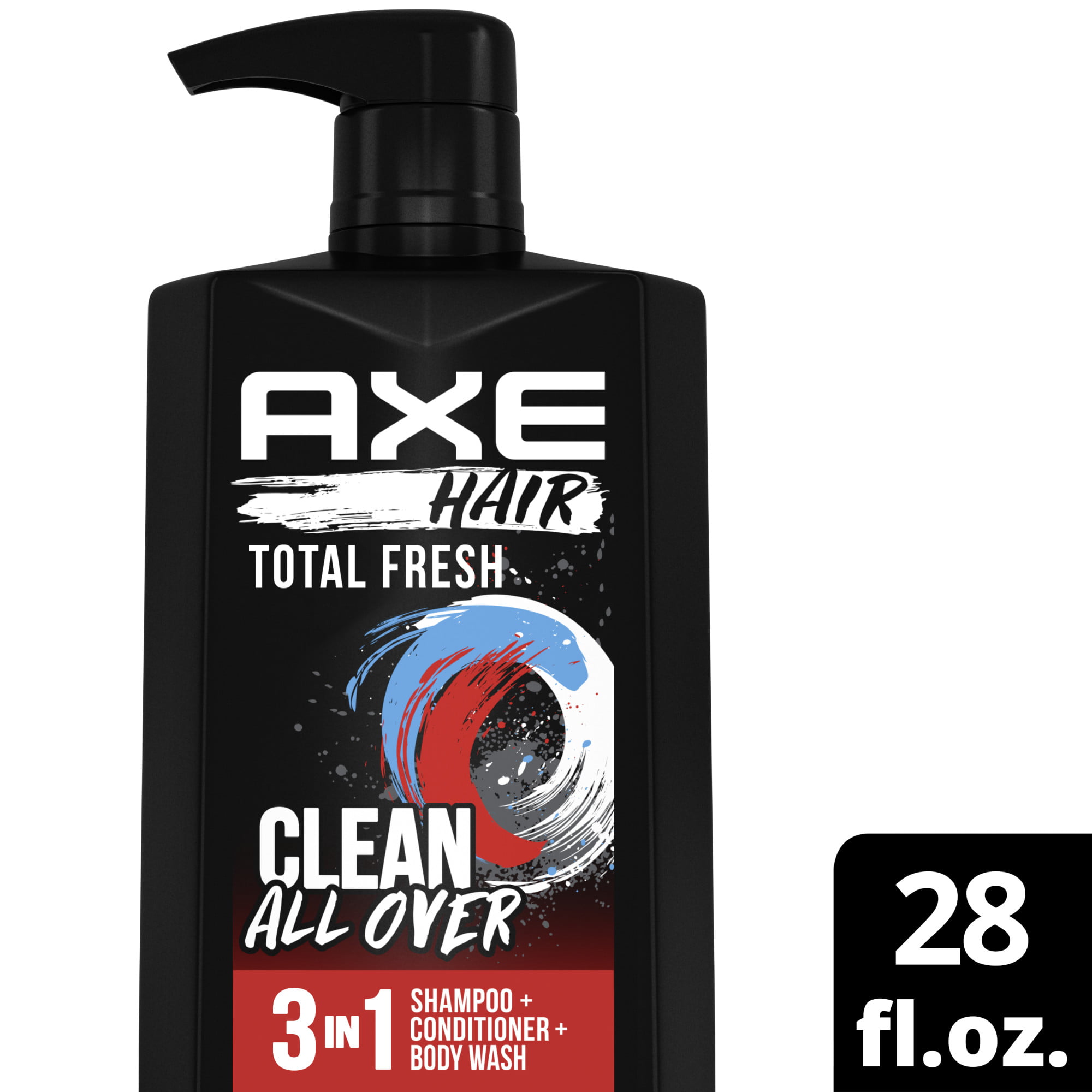 Kwik gracht stil AXE Total Fresh 3 in 1 Shampoo, Conditioner & Body Wash 28 oz - Walmart.com