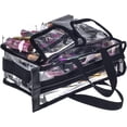 thumbnail image 5 of Bolsa mediana transparente para maquillaje, bolsa de almacenamiento de cosméticos transparente, organizador de kits de maquillaje de viaje, bolsa de mano transparente aprobada por el estadio, 5 of 5