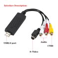 USB Video Capture Card Audio Video Converter Grabber For RCA To USB