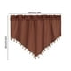 thumbnail image 3 of RKSTN blackout curtains Curtains Short Curtains Solid Color Curtains Triangular Curtains Household Curtains Small Curtains Through Rod Curtains, 3 of 8