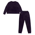 thumbnail image 5 of SCRAWLGOD Galaxy Rose Pjs for Women Set of 2 Pajamas Womens Long Sleeve Pj with Pockets Drawstring Women Sleepwear Breathable Women's Soft Loungewear Size 2XL, 5 of 7
