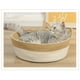 thumbnail image 5 of Cesta para Cama de gato Sunnimix Cama tejida para gatos Rascador para gatos hecho a mano 15cmx48cm, 5 of 7