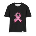 thumbnail image 3 of VKOYWKM Cancer T Shirts Women Pink Ribbon Graphic Tees Breast Cancer Awareness Shirts Short Sleeve Inspirational Tops, 3 of 3