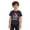 Black, variant on Funny T Rex Dinosaur Graphic Tee Kids 4th of July Patriotic Short Sleeve T Shirt