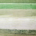 thumbnail image 2 of Sedona Stripes Green Throw Pillow 17x17 Inch Cotton Complete with Polyfill Insert, 2 of 3
