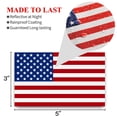 thumbnail image 3 of ANLEY 5 x 3 inch American US Flag Decal - Patriotic Stars Reflective Stripe USA Flag Car Stickers - Support US Military, 3 of 7