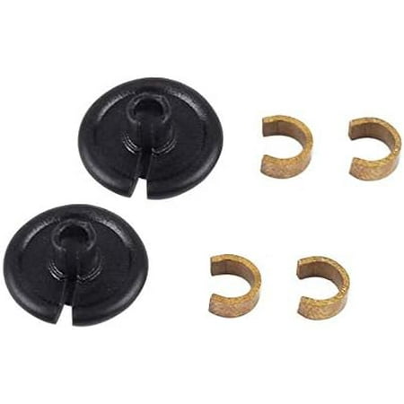 Archery World Kisser Button Black with Copper Anchor Clips - 2/pk$$Other