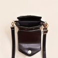 thumbnail image 4 of Mini Flap Crossbody Phone Bag, Letter Print Shoulder Bag, Women's Studded Decor Square Purse (4.7*6.7*3.7) Inch, 4 of 4