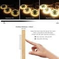 thumbnail image 3 of Under Cabinet Collection Display COB LED Strip Light Bookcase Wardrobe Closet Lamp Tape Penetrable Wood Dimmable Touch Sensor, 3 of 5