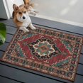 thumbnail image 4 of Bathroom Rugs 2x3 Ft, Aztec Southwest Non Slip Area Rugs for Kitchen Bedroom Entryway, Red Brown Boho Chic Abstract Geometric Washable Carpet Runner Rug Floor Mats for Bedroom Home Decor, 4 of 9