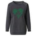 thumbnail image 4 of Besolor Chandails de la Saint-Patrick pour Femmes 2024 Imprimés Col Rond Manches Longues Hauts Décontractés Amples Chandail Blouse Tee, 4 of 4