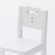 thumbnail image 2 of Muebles de casa de muñecas a escala 1:12, sillas, juguetes para juego de imitación, accesorios para fotos, accesorios para casa de muñecas, adorno DIY Silla blanca CUTICAT miniaturas de casa de muñecas, 2 of 8